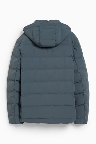 Home - Jaqueta tècnica amb caputxa - impermeable - gris