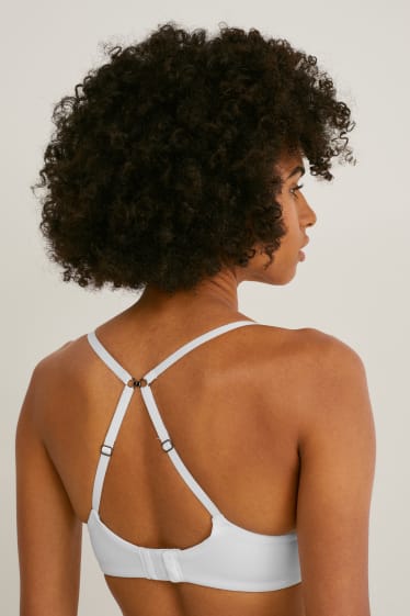 Women - Underwire bra - padded - push-up - white