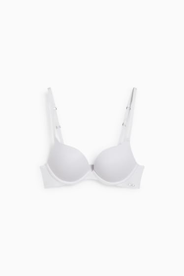 Women - Underwire bra - padded - push-up - white