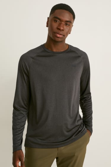 Uomo - T-shirt tecnica  - grigio scuro