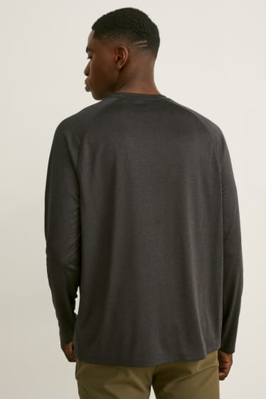 Uomo - T-shirt tecnica  - grigio scuro