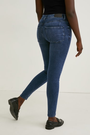 Donna - Skinny jeans - vita media -  jeans modellanti - LYCRA® - jeans blu