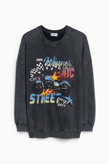 Damen - CLOCKHOUSE - Sweatshirt - grau-melange