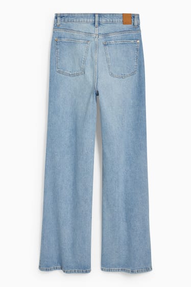 Kobiety - Loose fit jeans - wysoki stan - LYCRA® - dżins-jasnoniebieski