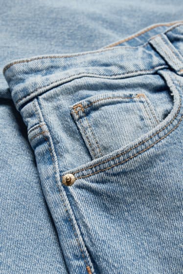 Femmes - Loose fit jean - high waist - LYCRA® - jean bleu clair