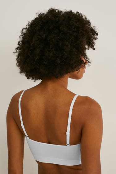 Femmes - Brassière - rembourrée - sans coutures - LYCRA® - blanc