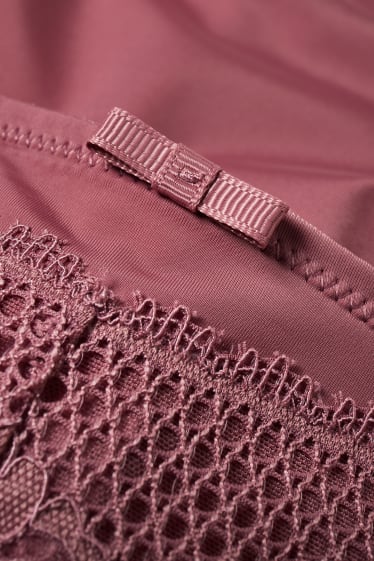 Women - Multipack of 2 - hipsters - LYCRA® - dark rose