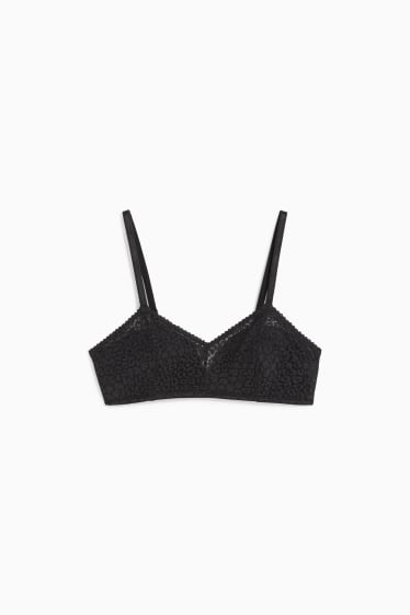 Women - Bralette - padded - black