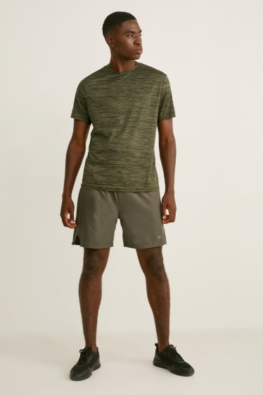 Hombre - Shorts funcionales  - verde oscuro
