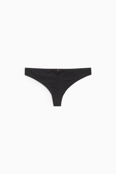 Women - Thong - black