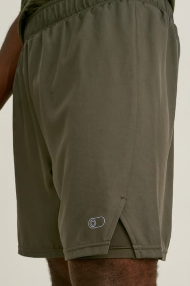 Men - Active shorts - dark green