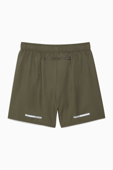 Uomo - Shorts tecnici - verde scuro