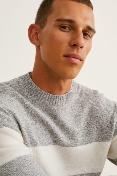 Men - Jumper - light gray-melange