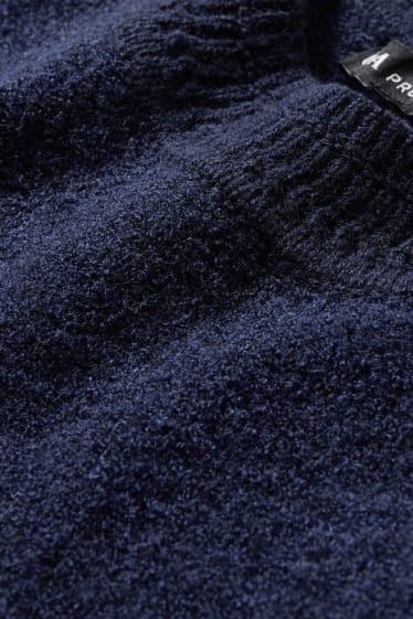 Damen - Crop Pullunder - dunkelblau