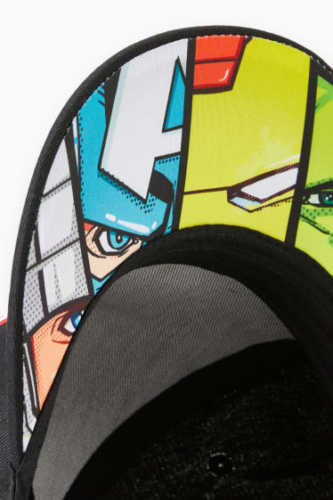 Enfants - Casquette - Marvel - noir