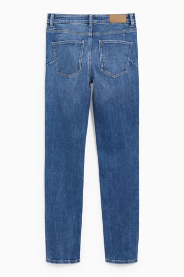 Dámské - Slim jeans - mid waist - tvarující džíny - LYCRA® - džíny - modré