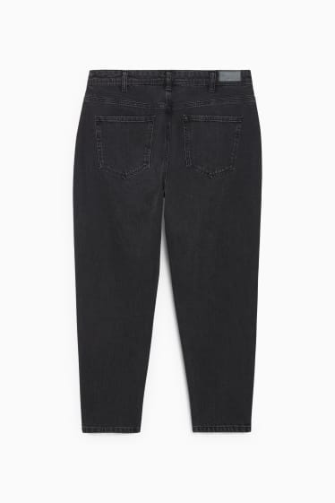 Women - CLOCKHOUSE - mom jeans - high waist - denim-dark gray