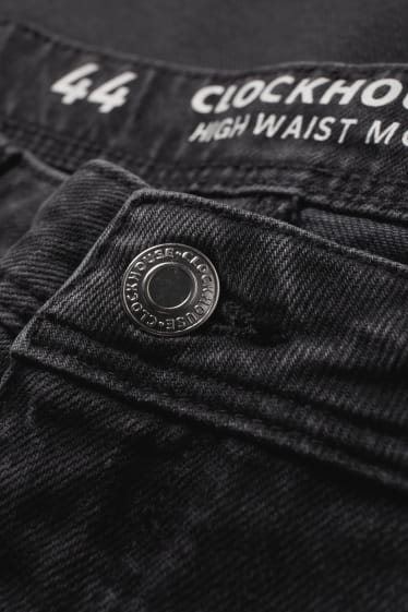 Donna - CLOCKHOUSE - jeans mom - vita alta - jeans grigio scuro