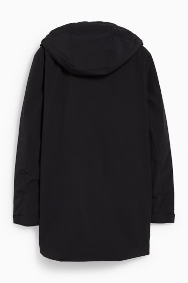 Hombre - Parka funcional con capucha - negro