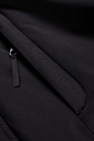 Hombre - Parka funcional con capucha - negro