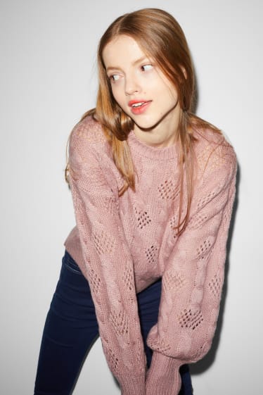 Teens & Twens - Pullover - rosa-melange