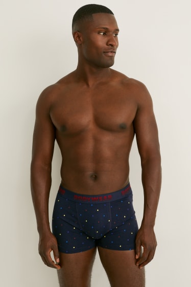 Hommes - Lot de 3 - boxers - LYCRA® - bleu