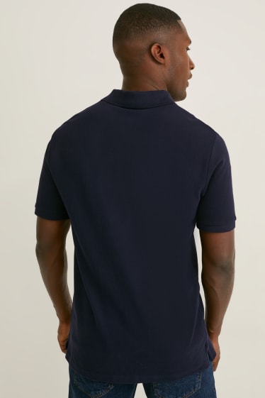 Men - Multipack of 2 - polo shirt - dark blue