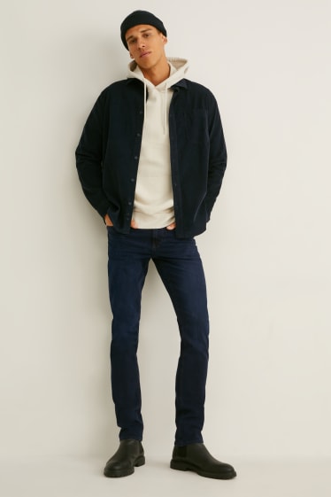 Mężczyźni - Slim jeans - Flex - LYCRA® - dżins-ciemnoniebieski