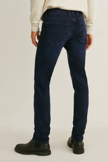 Mężczyźni - Slim jeans - Flex - LYCRA® - dżins-ciemnoniebieski