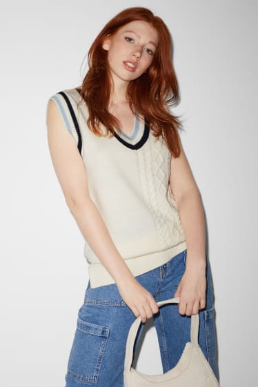 Women - CLOCKHOUSE - slipover  - cremewhite