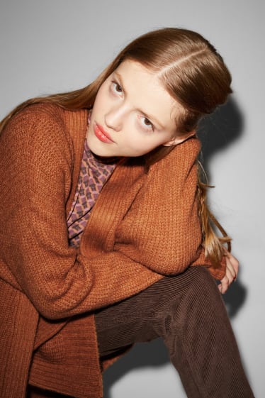 Damen - CLOCKHOUSE - Strickjacke - havanna