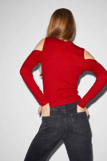 Femmes - CLOCKHOUSE - pull - rouge