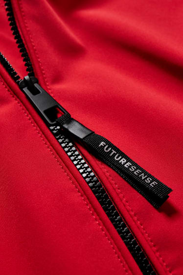 Dona - Jaqueta impermeable amb caputxa - LYCRA® - vermell