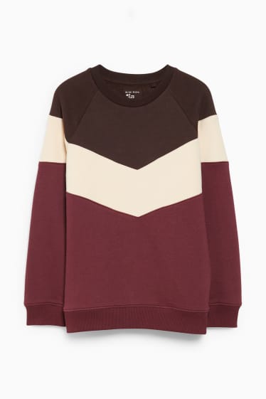 Kinder - Sweatshirt - genderneutral - bordeaux