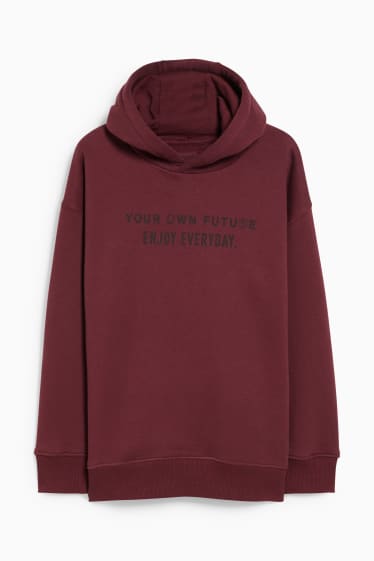 Kinder Jungen - Hoodie - genderneutral - bordeaux