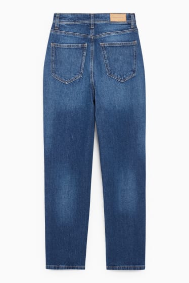 Women - CLOCKHOUSE - mom jeans - high waist - blue denim