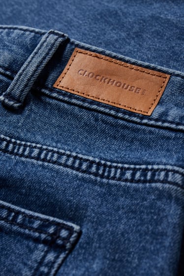 Ados & jeunes adultes - CLOCKHOUSE - mom jean - high-waist - jean bleu