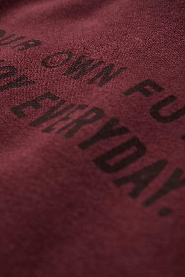 Kinder Jungen - Hoodie - genderneutral - bordeaux