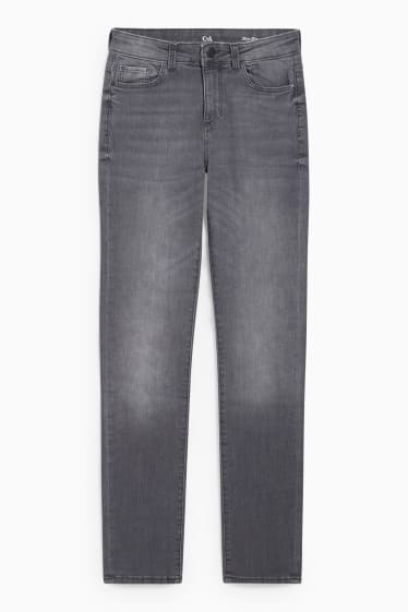 Kobiety - Slim jeans - średni stan - LYCRA® - dżins-szary