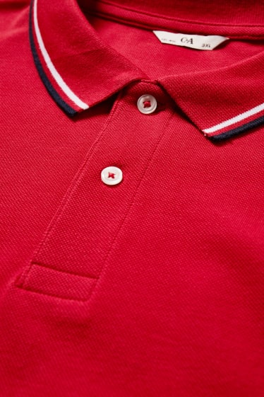 Men - Polo shirt - red