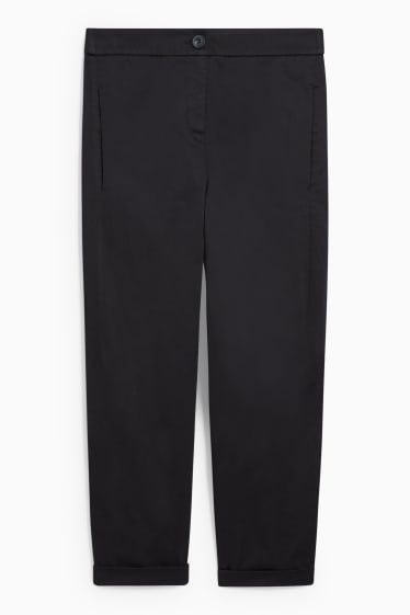 Donna - Pantaloni - vita alta - regular fit - nero