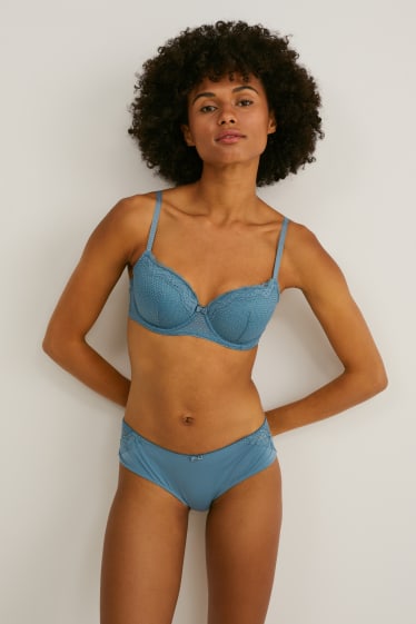 Damen - Multipack 2er - Hipster - LYCRA® - grün