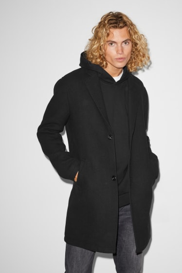 Uomo - CLOCKHOUSE - cappotto - nero