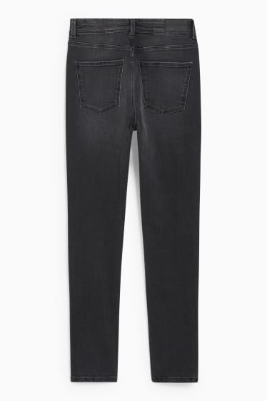 Women - Slim jeans - high waist - LYCRA® - black