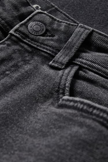 Women - Slim jeans - high waist - LYCRA® - black