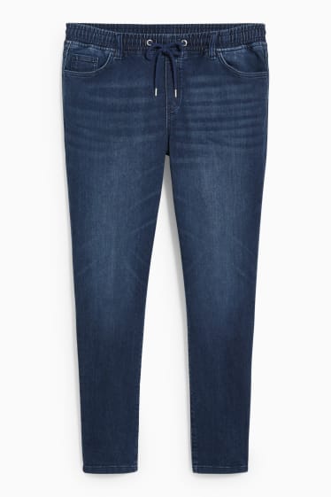 Dámské - Relaxed jeans - mid waist - džíny - světle modré