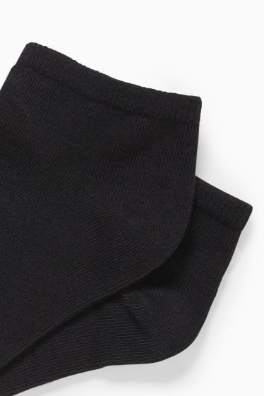 Donna - Confezione da 20 - calzini corti - nero