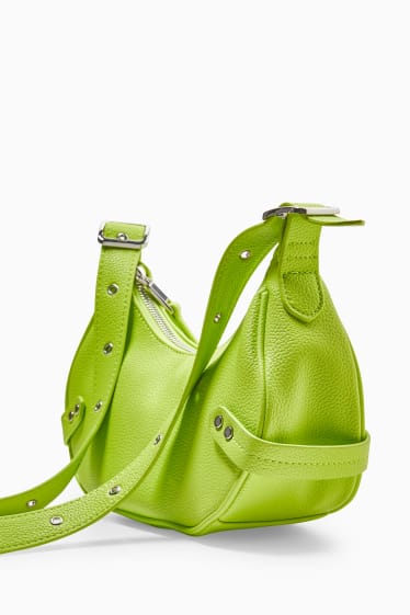 Femmes - Ensemble - sac à bandoulière et porte-monnaie - synthétique - vert clair