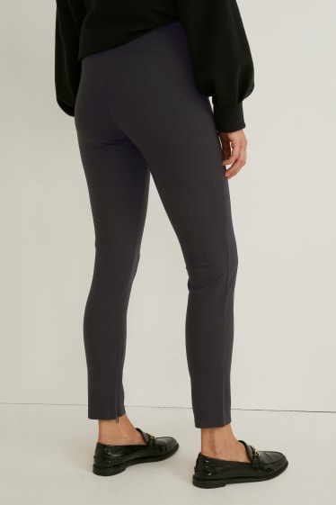 Damen - Jersey-Hose - Slim Fit - schwarz