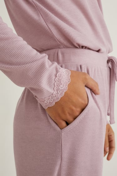 Donna - Pantaloni pigiama - rosa scuro